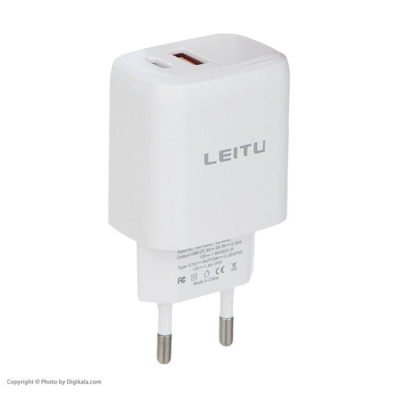 شارژر دیواری لیتو مدل LH-13 به همراه کابل تبدیل microUSB