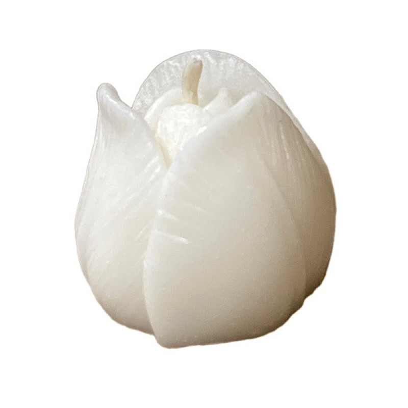 شمع دست ساز مدل غنچه لاله