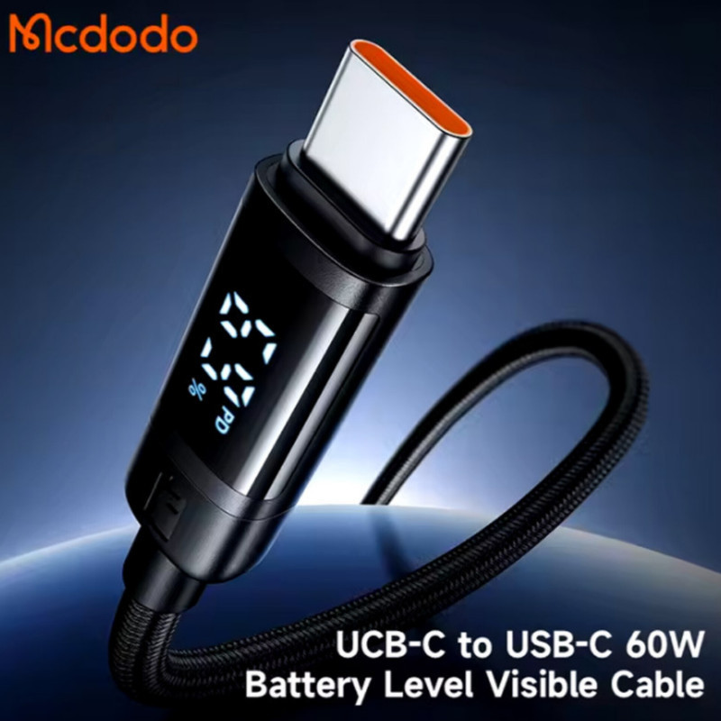 کابل تبدیل USB-C مک دودو مدل CA-578 60W طول 1.2متر