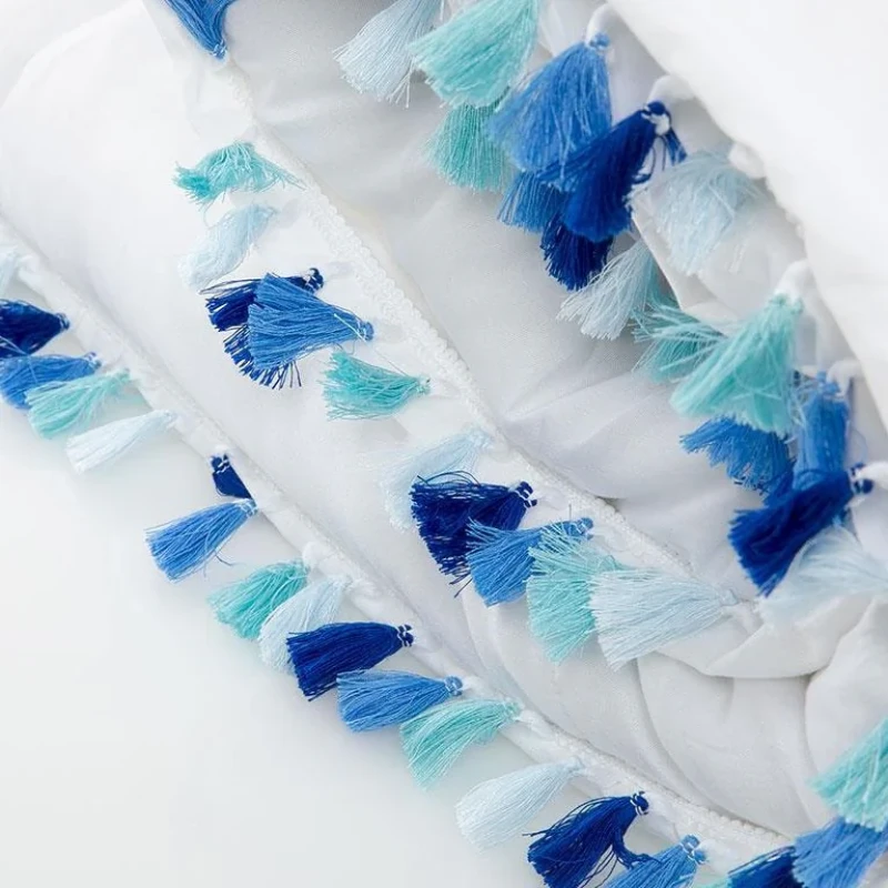 روکش لحاف پنبه انگلیش هوم مدل Wave یک نفره سایز 220x160 سانتی‌متر