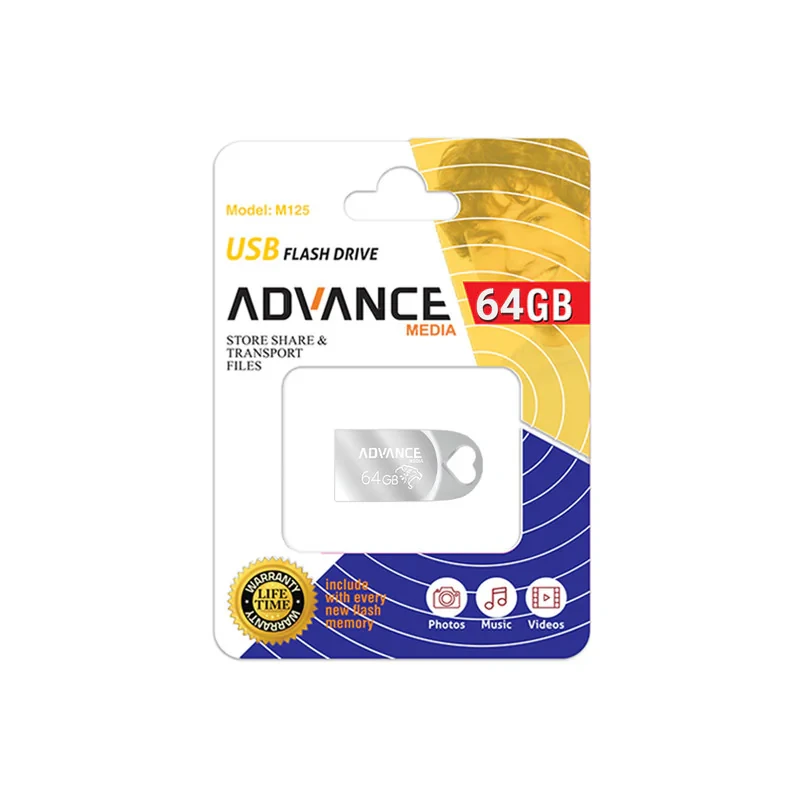 فلش مموری ادونس مدل M-125 ظرفیت 64 گیگابایت با رابط USB
