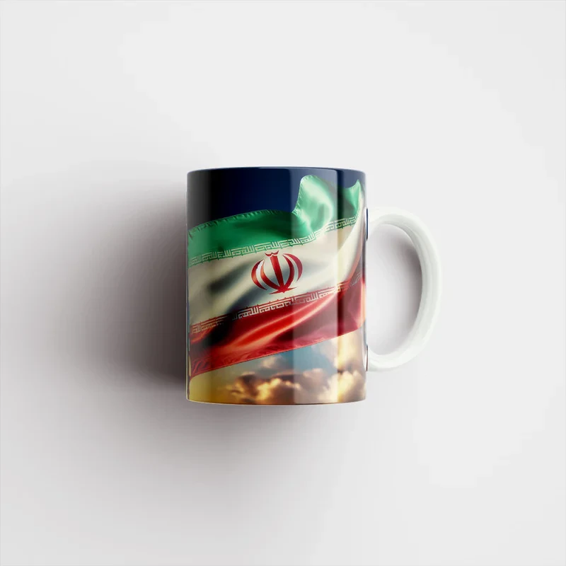 ماگ طرح پرچم ایران کد 1225