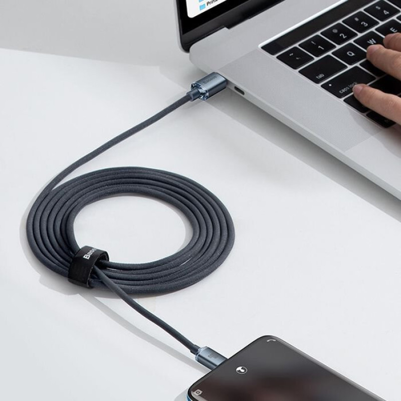 کابل USB-C باسئوس مدل CAJY FAST CHARGE 100W طول 1.2 متر
