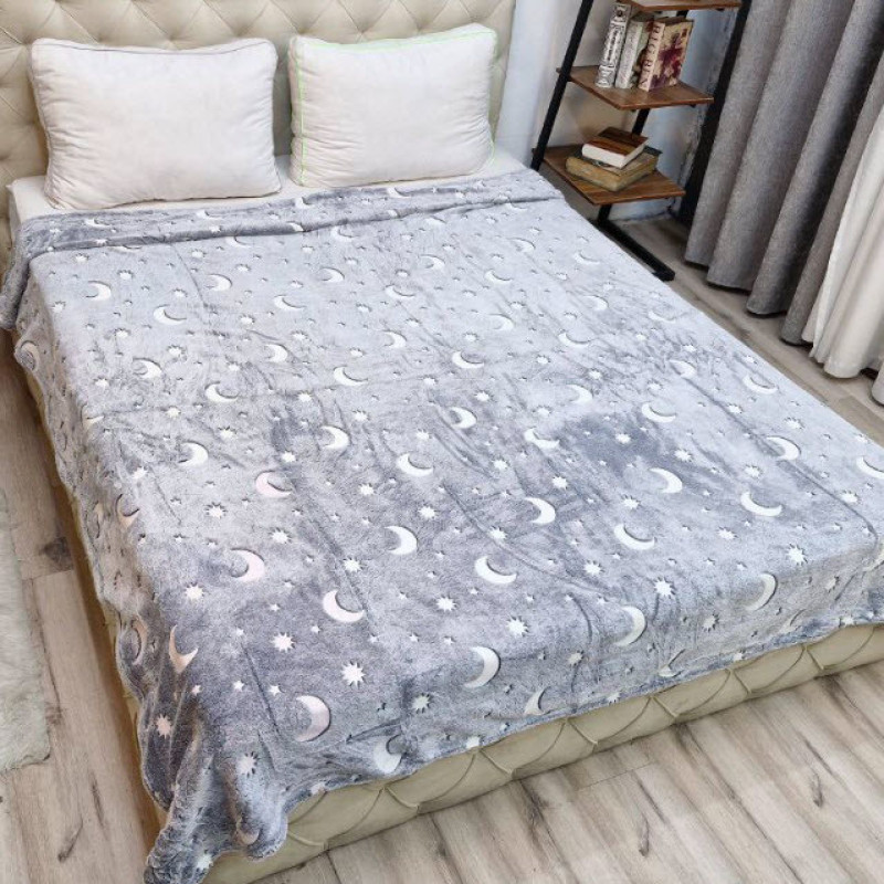 پتو مسافرتی مدل شب نما آسمان سایز 185x145 سانتی متر