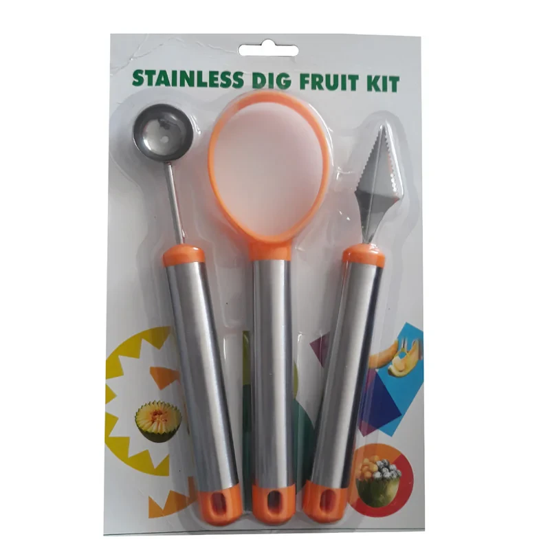 ابزار میوه ارایی کد X135 بسته 3 عددی