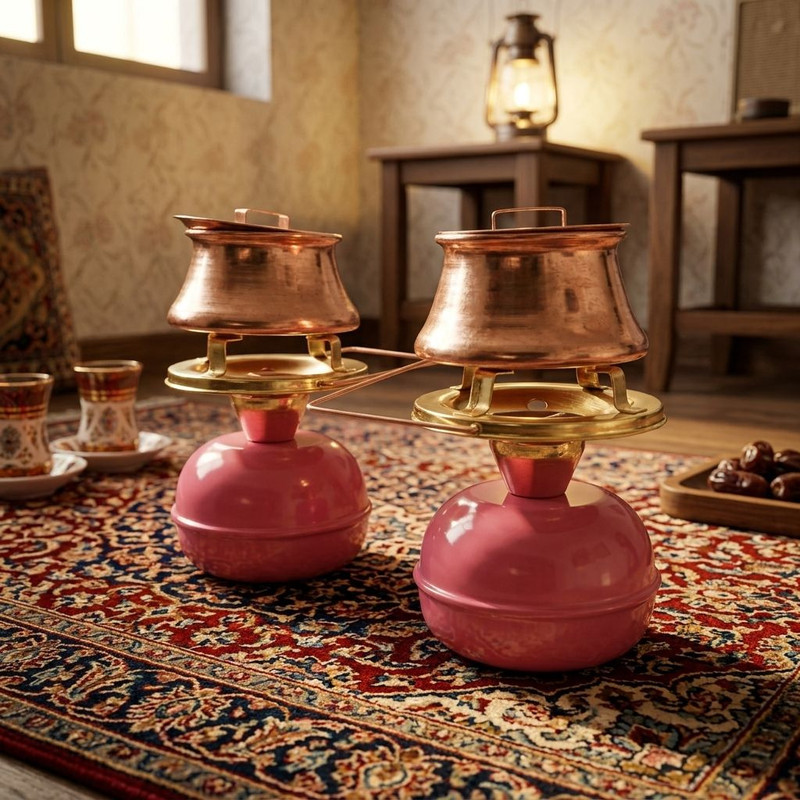 جاشمعی طرح دیگ مسی سنتی