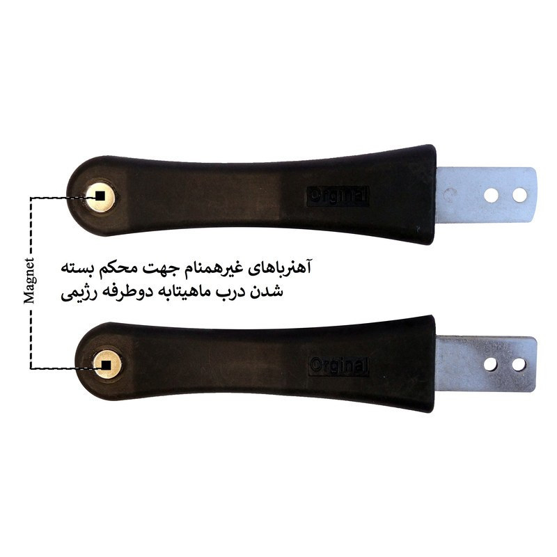 دستگیره تابه رژیمی مدل مگنت دار بسته 2 عددی