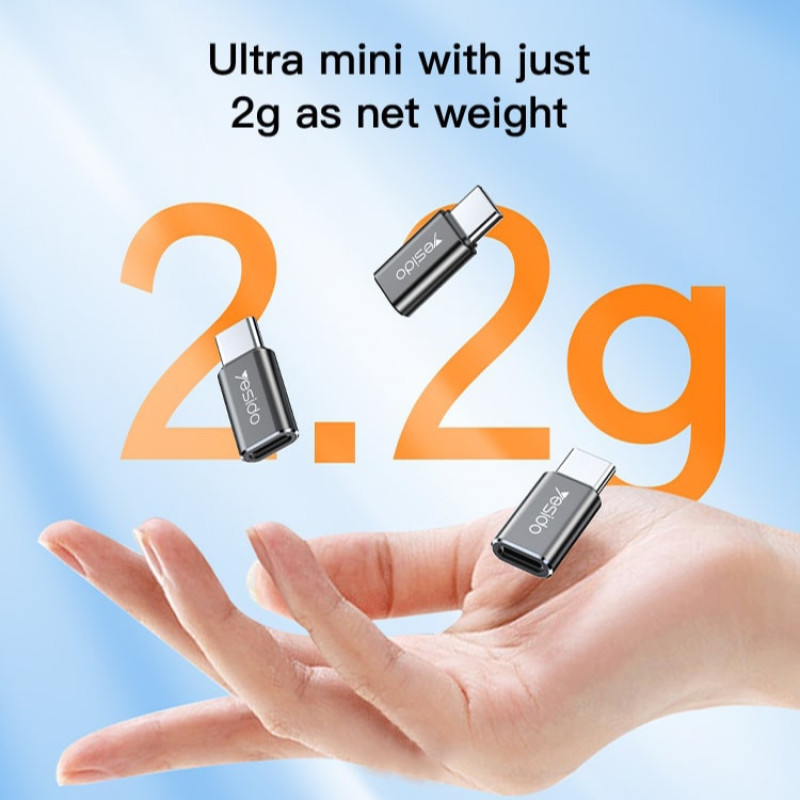 مبدل لایتنینگ به USB-C یسیدو مدل GS22