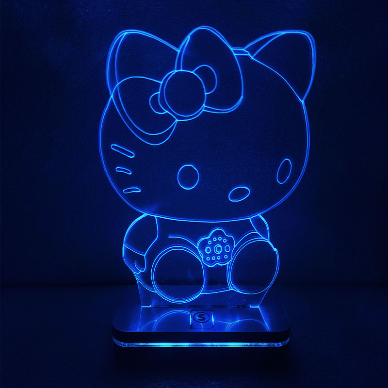 چراغ خواب سان لیزر طرح هلو کیتی hello kitty مدل هفت رنگ