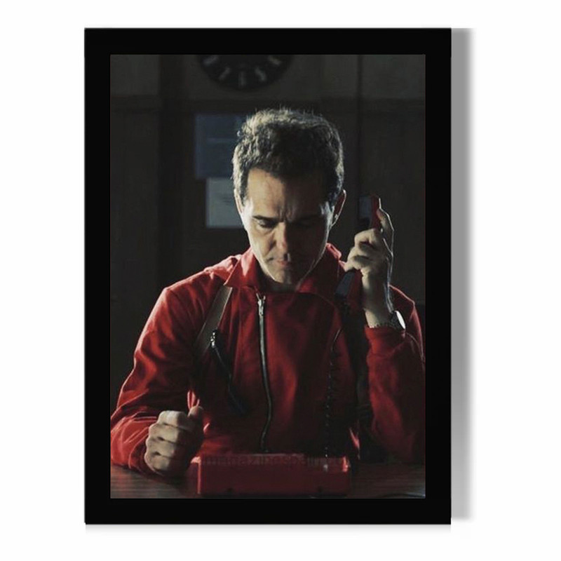 تابلو مدل دیواری طرح سریال خانه کاغذی Money Heist کد FD195