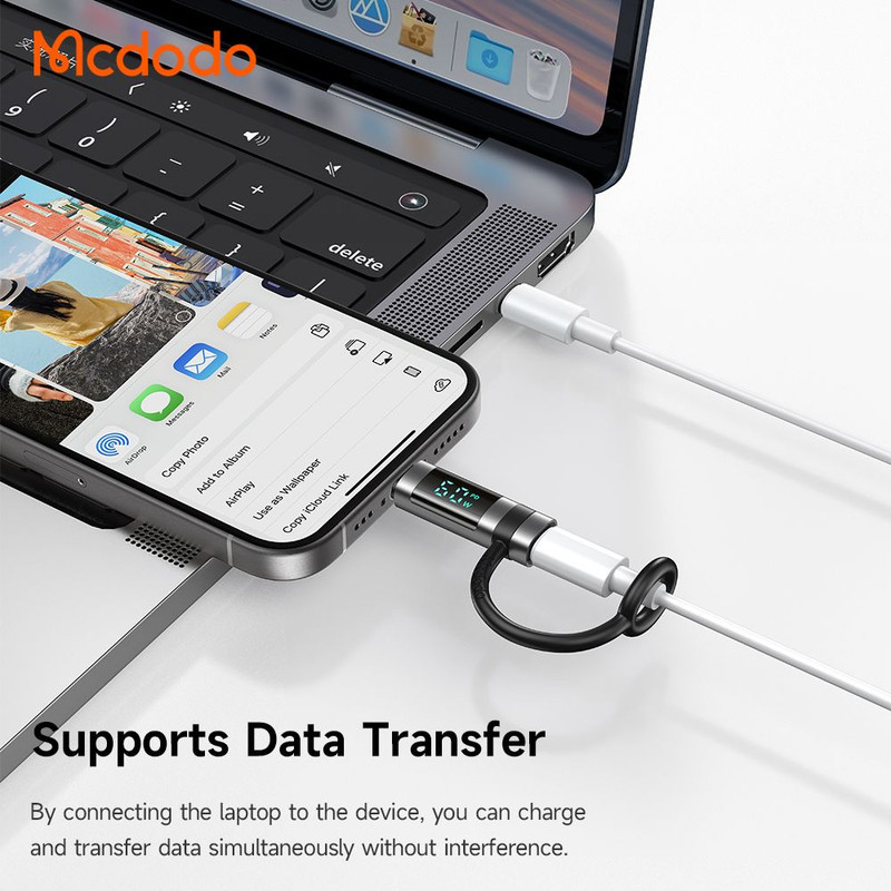 مبدل لایتنینگ به USB-C مک دودو مدل OT-018