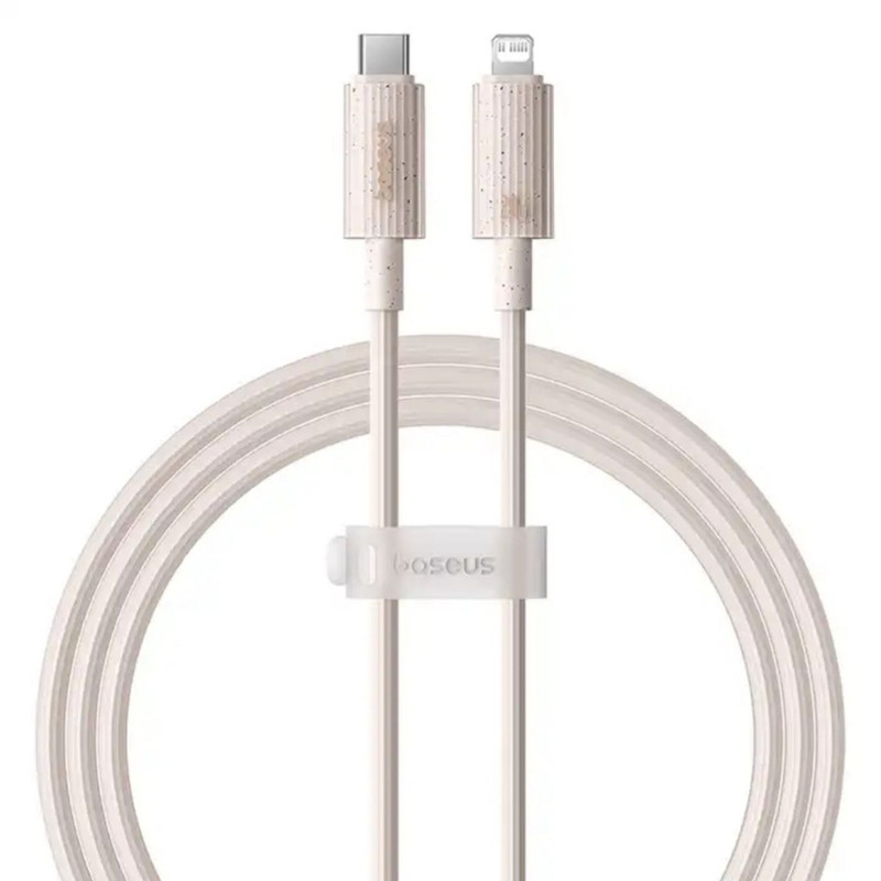 کابل تبدیل USB-C به لایتنینگ بیسوس مدل Habitat Series 20W PD طول 2 متر