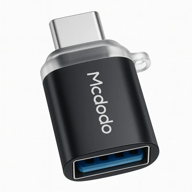 مبدل OTG USB-C مک دودو مدل چراغ دار کد OT-08