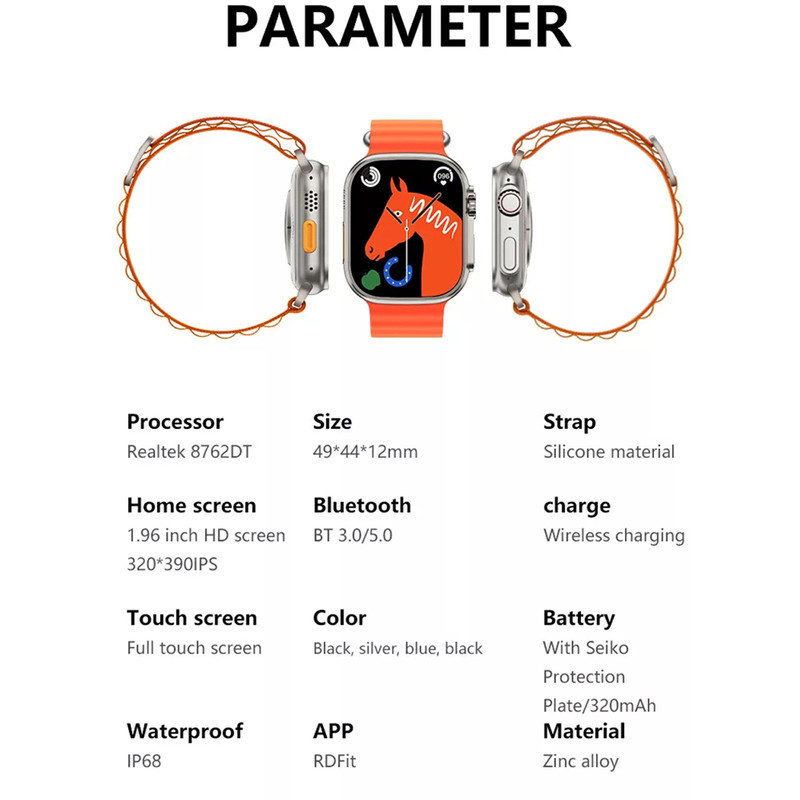ساعت هوشمند مدل ULTRA 49mm