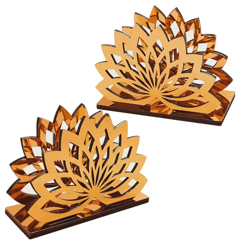 جای دستمال کاغذی تیکما مدل خورشید کد KIT D2A مجموعه 2 عددی