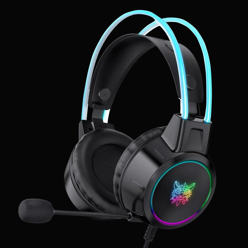هدست گیمینگ اونیکوما مدل X15 Pro، درگاه شارژ USB، دارای نورپردازی RGB، با قابلیت اتصال به چند دستگاه
