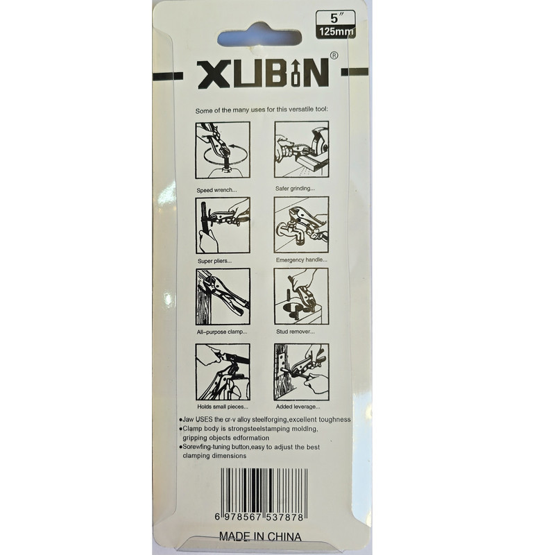 انبر قفلی ژوبین مدل 125mm سایز 5 اینچ