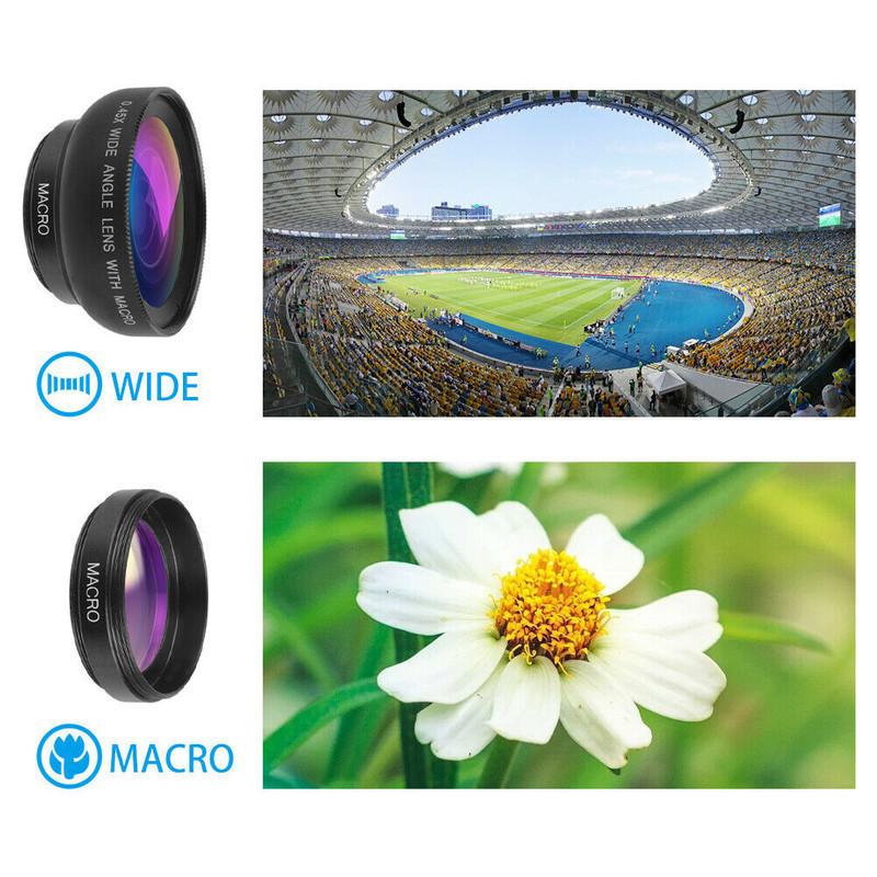 لنز کلیپسی موبایل اپیکسل مدل APL-0.45WM کد wide angle&macro
