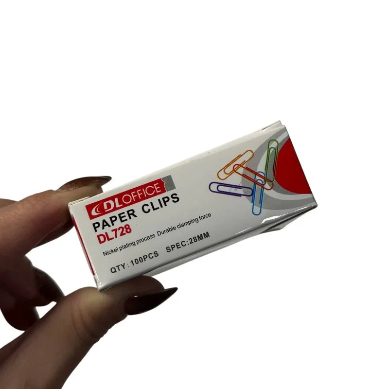 گیره کاغذ دی ال مدل DL728 بسته 100 عددی