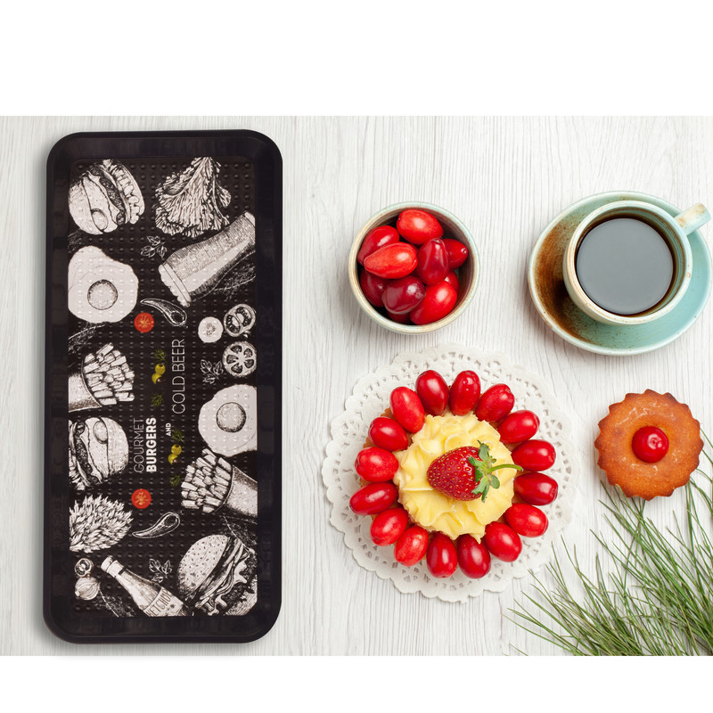 سینی مهروز مدل SE-710 طرح BURGERS