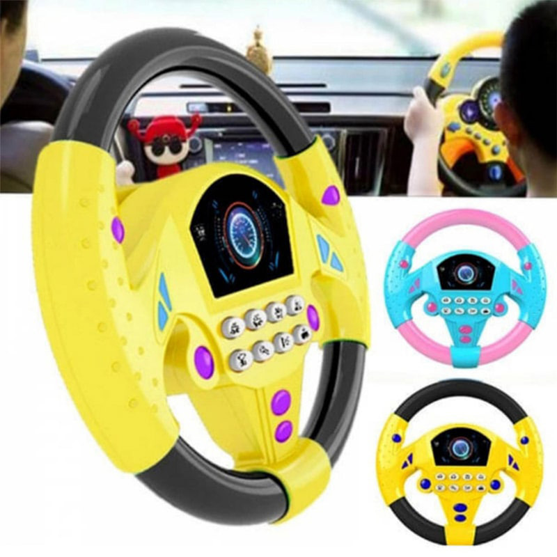 اسباب بازی ناب سل مدل فرمان ماشین داشبوردی موزیکال Musical steering wheel