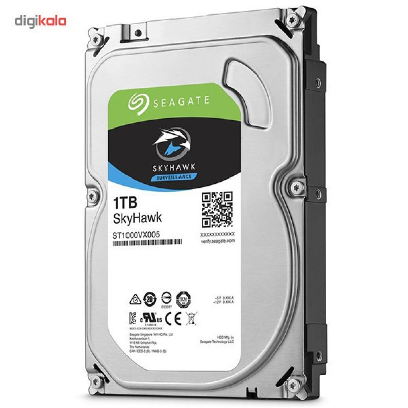 هارددیسک اینترنال سیگیت مدل SkyHawk ST1000VX005 ظرفیت 1 ترابایت