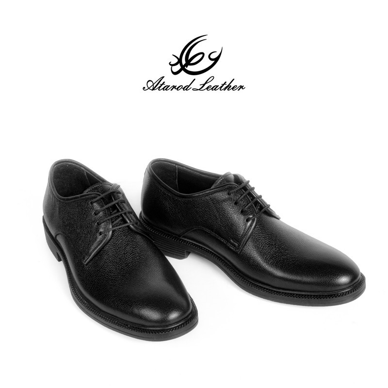 کفش مردانه چرم عطارد مدل چرم طبیعی کد SH135