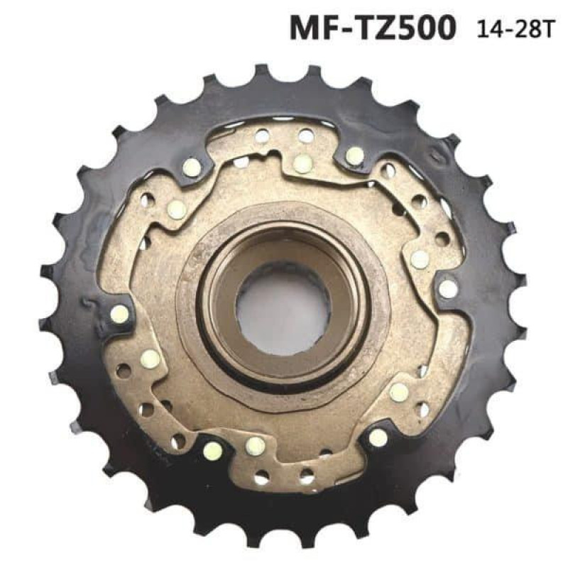 خودرو دوچرخه شیمانو مدل 7 سرعت پیچی کد MF-TZ500 14-28T