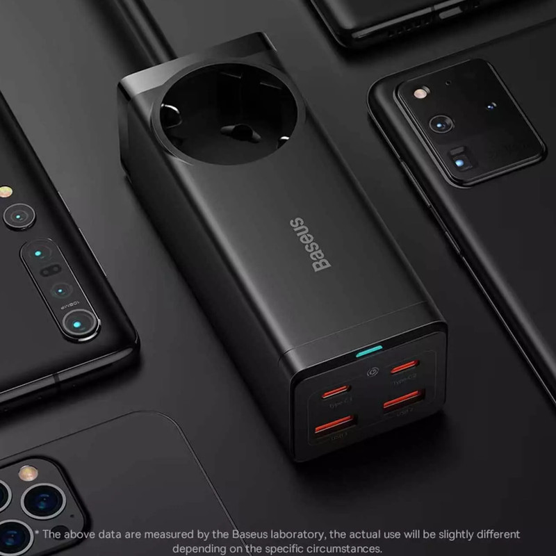 شارژر رومیزی 100 وات  بیسوس مدل CCGAN100-1ACE به همراه کابل USB-C