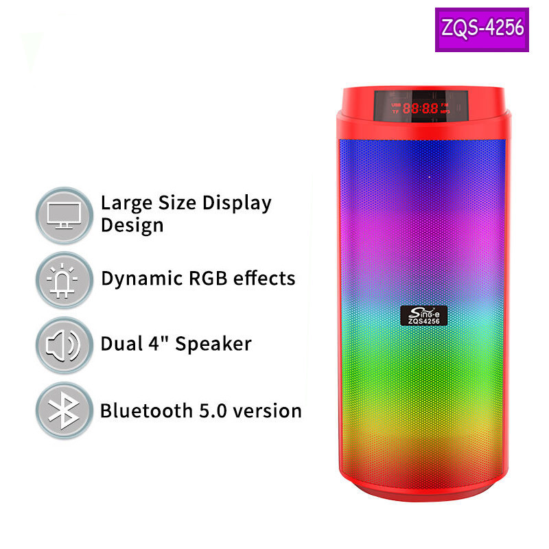 اسپیکر بلوتوثی قابل حمل مدل ZQS-4256