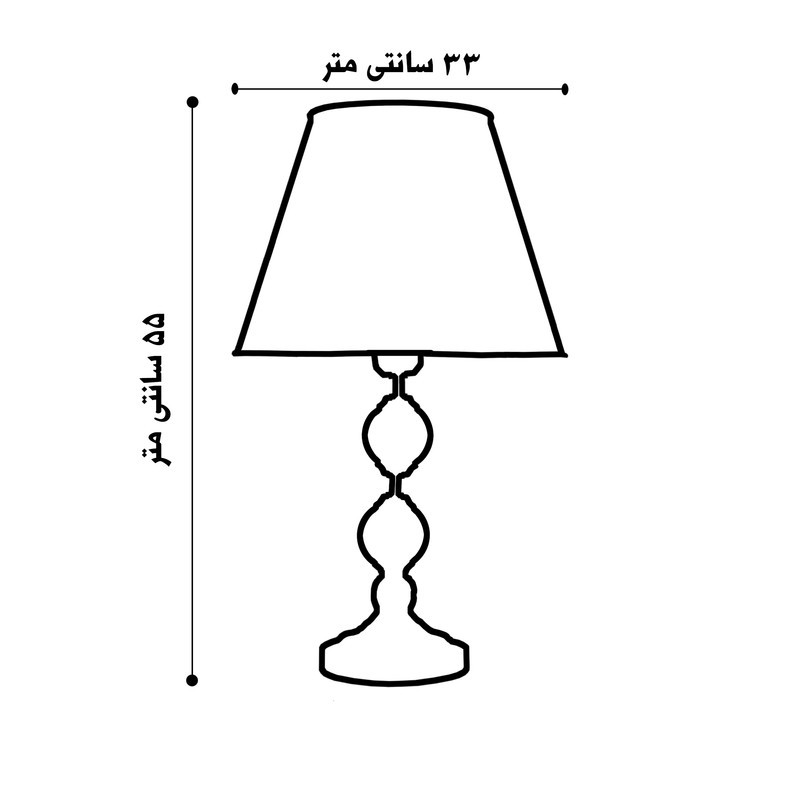 آباژور رومیزی مدل 101