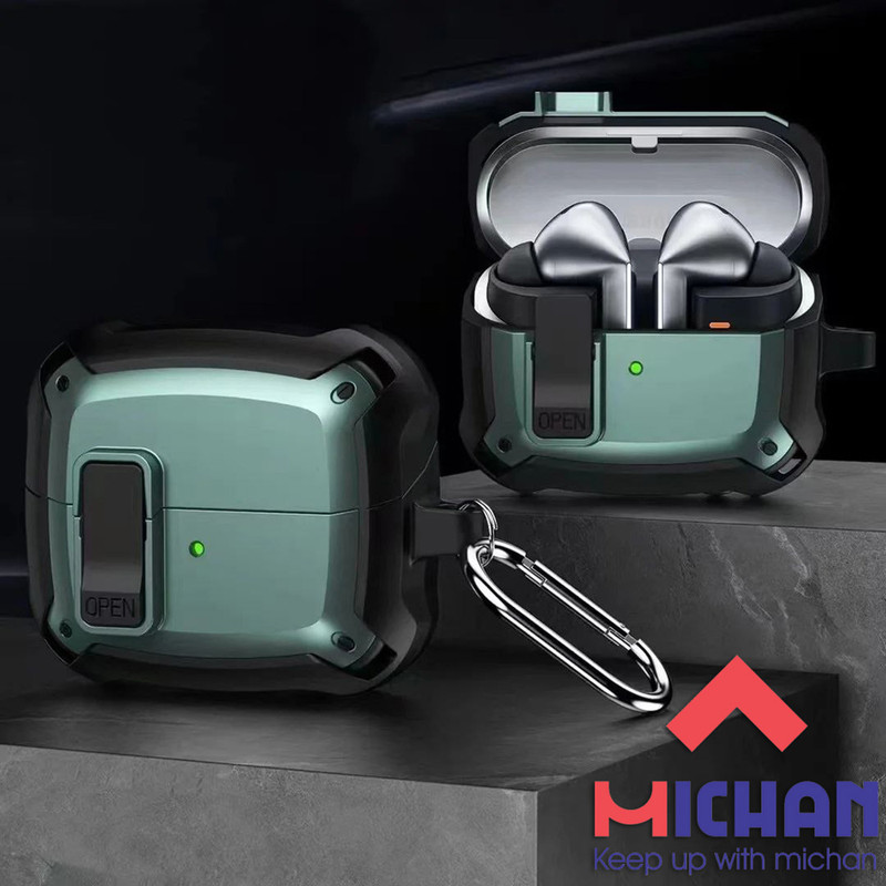 کاور میچان مدل Shild Lock مناسب برای کیس سامسونگ Galaxy buds 3 3 pro