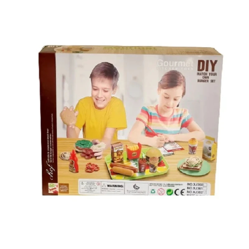 ست اسباب بازی فست فود مدل Gourmet KITCHEN TOYS کد 362