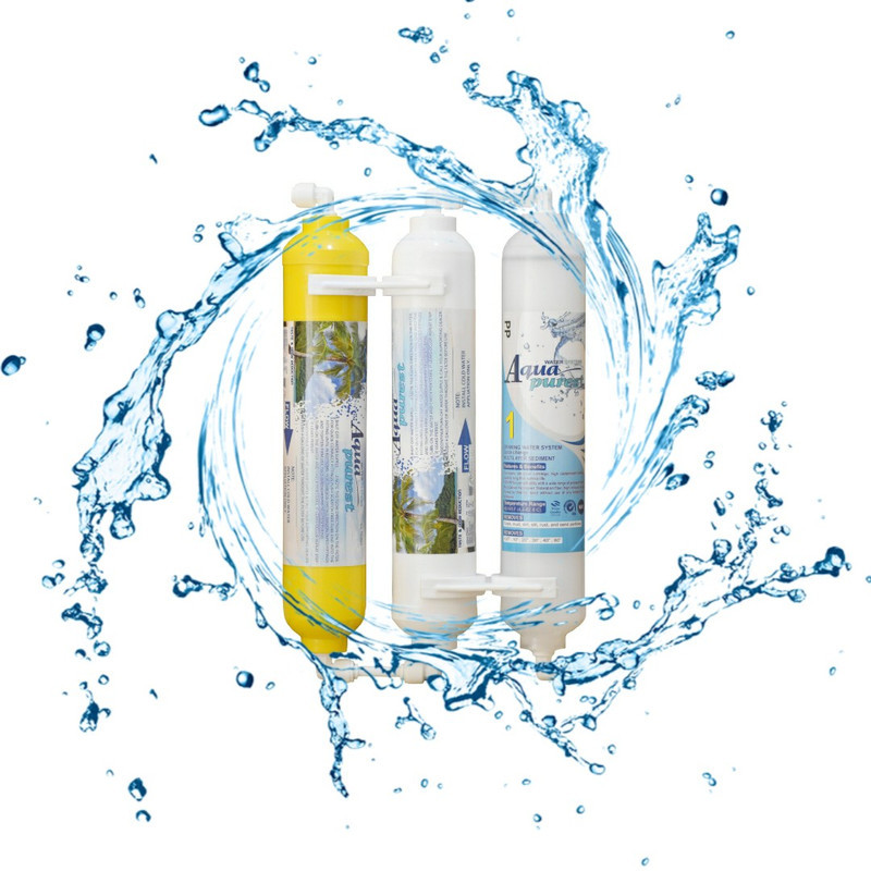 فیلتر تصفیه آب یخچال و فریزر آکوا پیورست مدل INLINE NSF 03 مجموعه 6 عددی