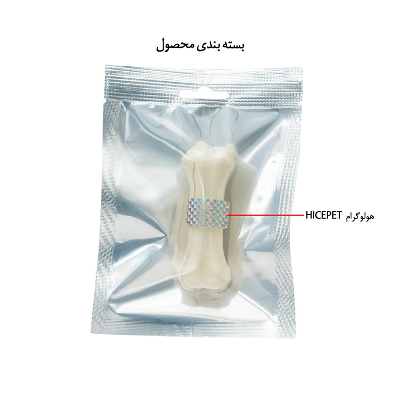 تشویقی سگ مدل HICE PET  طعم استخوان فلورایدی وزن 20 گرم