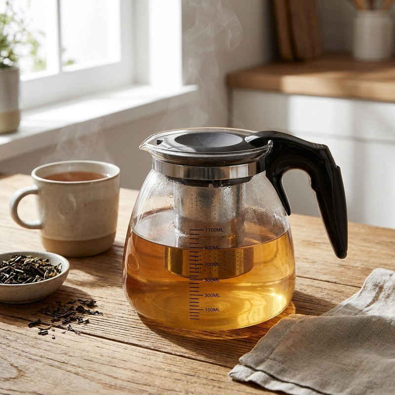 قوری مدل پیرکس glass teapot