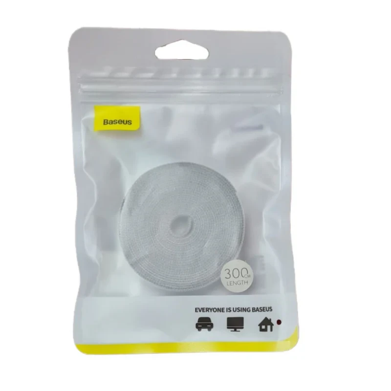 نگهدارنده کابل باسئوس مدل Velcro Strap ACMGT طول 3 متر