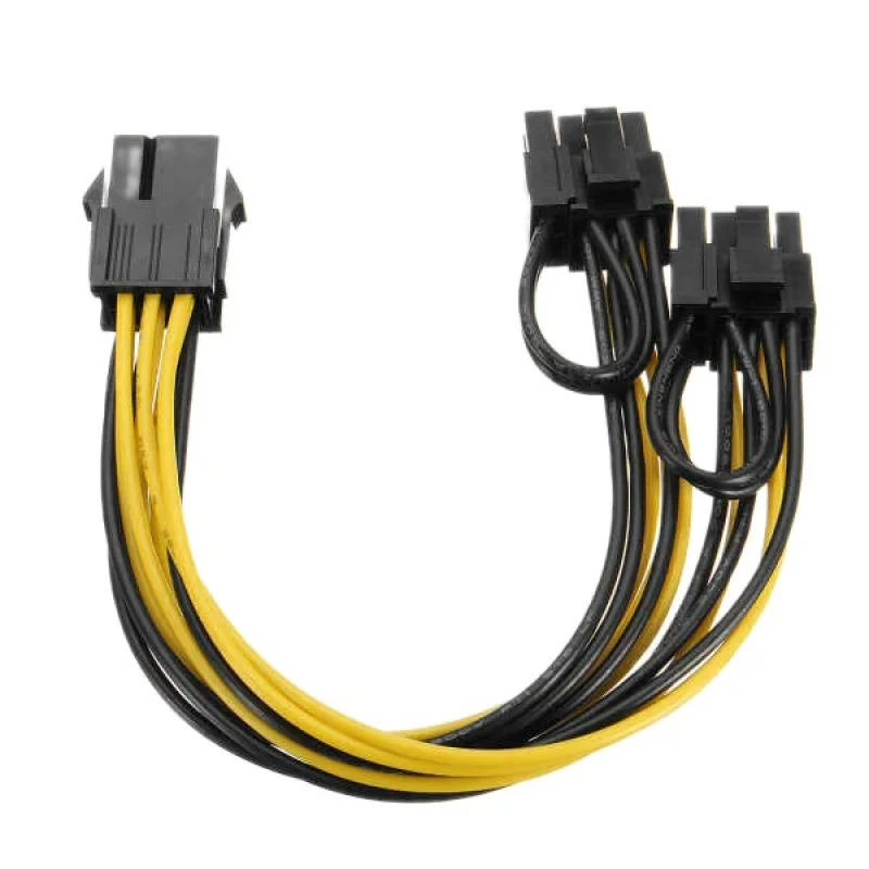 کابل برق کارت گرافیک 6 پین به 8 پین مدل PCIe68