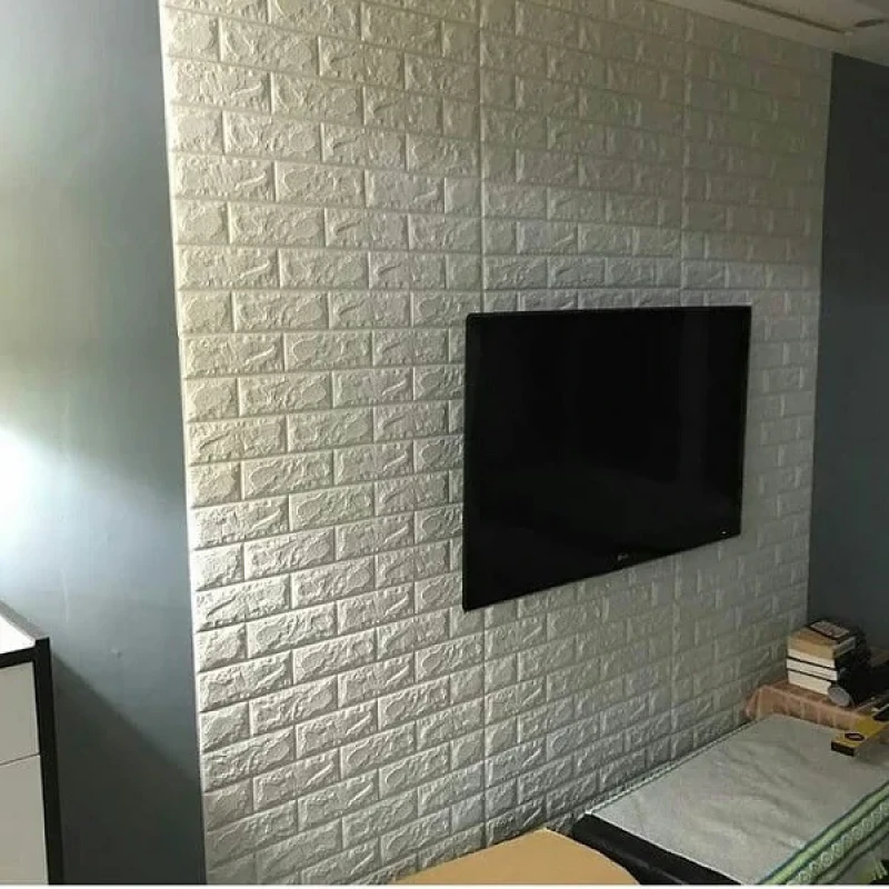 دیوارپوش مدل ساتکس طرح آجری بسته 4 عددی