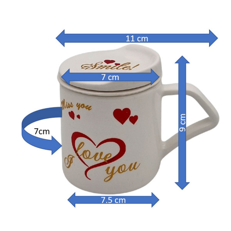 لیوان دمنوش ساز مدل اشکان کد 18244xiloveyou گنجایش 160 میلی لیتر