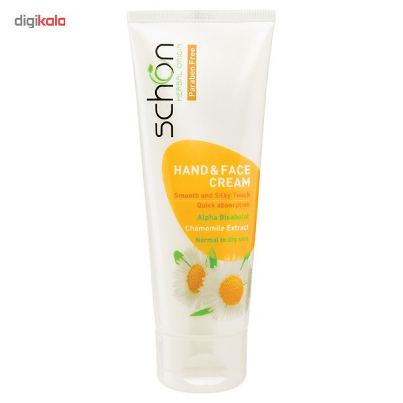 کرم مرطوب‌کننده دست، صورت شون مدل Chamomile Cream 75ml مناسب برای خشک، معمولی حجم 75 میلی‌لیتر