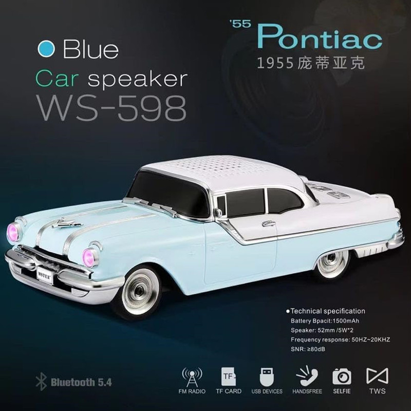 اسپیکر بلوتوثی قابل حمل وستر مدل WSTER WS-598