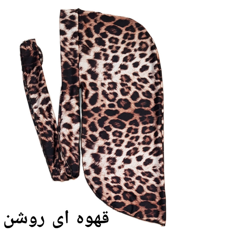 دستمال سر و گردن مدل دورگ پلنگی