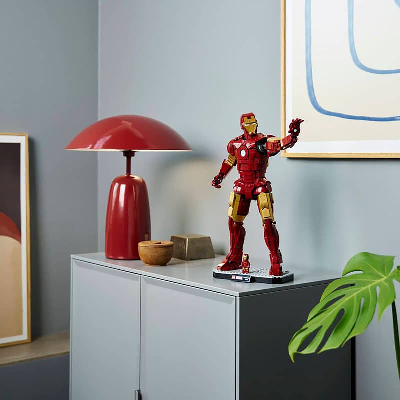 لگو 1297 تکه سری Marvel مدل Iron Man Mark 3 Collectors' Edition کد 76344