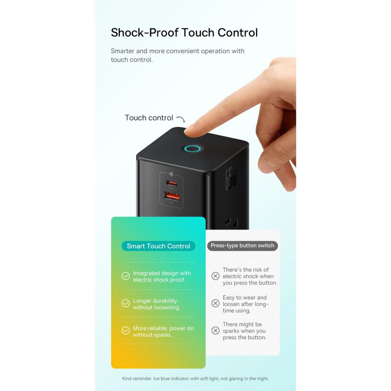 شارژر رومیزی باسئوس مدل PSLR000001 به همراه کابل USB-C