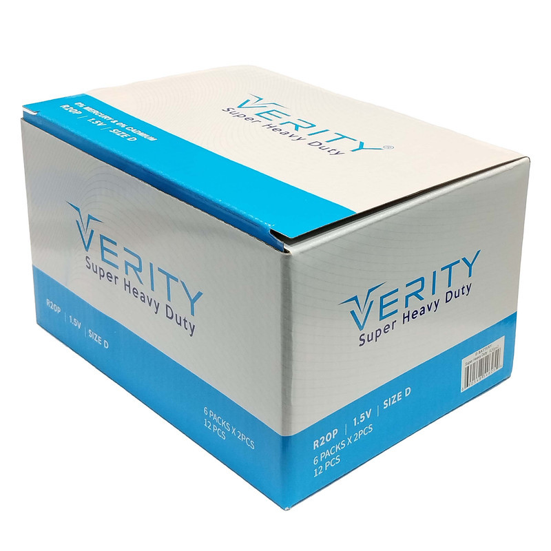 باتری D وریتی مدل Super Heavy Duty بسته 12 عددی