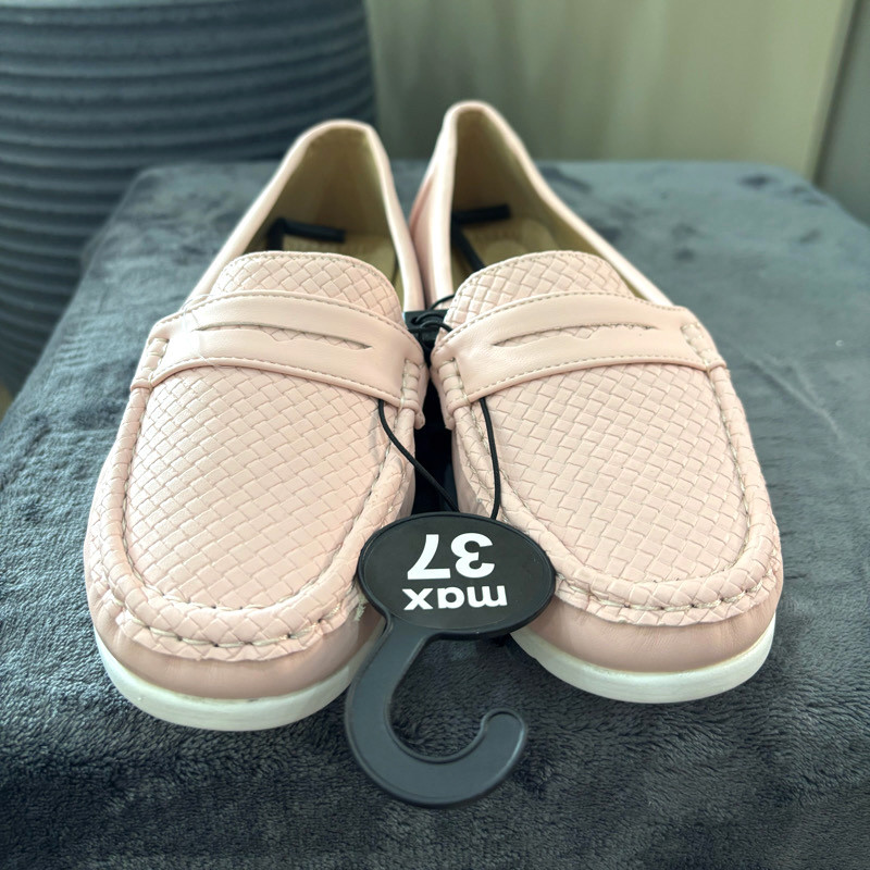 کفش کالج زنانه مکس مدل  Textured Slip-On Moccasins