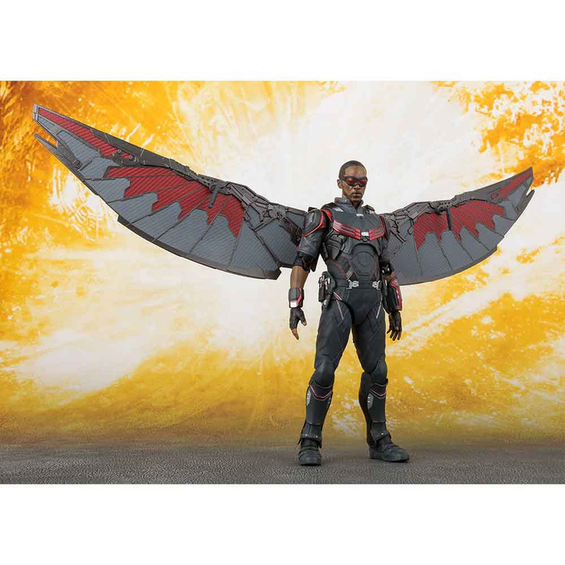 اکشن فیگور مدل فالکون طرح Falcon Avengers Infinity War SHF ارتفاع 15 سانتی‌متر