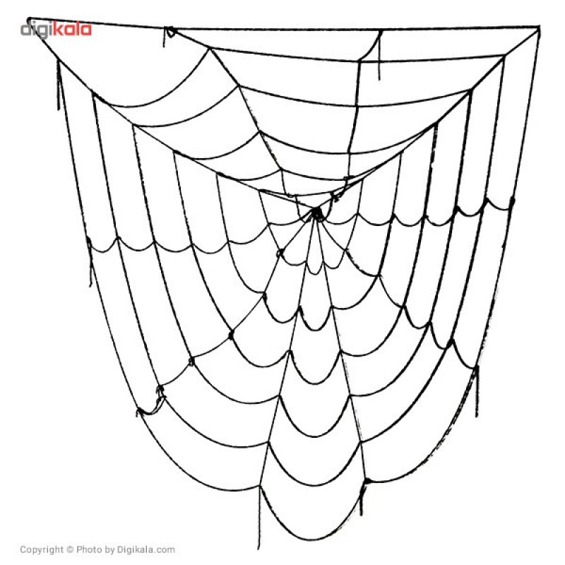شبکه تار عنکبوت اسباب بازی مدل Black Window Giant Spider Web