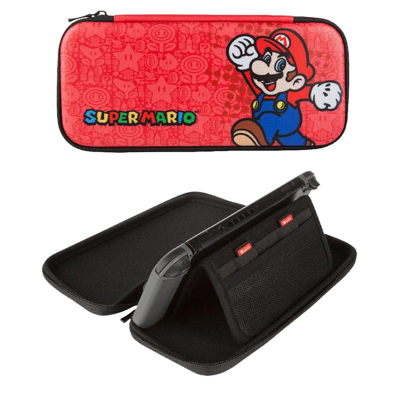 کیف حمل کنسول نینتندو سوییچ پاور ای مدل POWERA SUPERMARIO به همراه پایه و محافظ صفحه نمایش